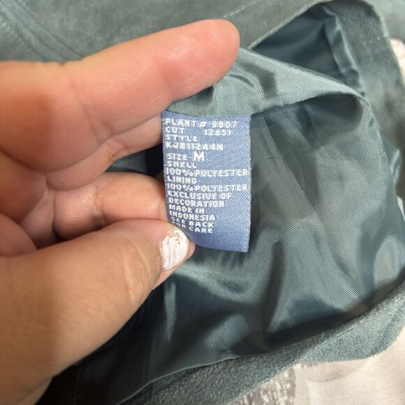 Vintage Koret Polyester Suede green jacket women’s medium. - Picture 4 of 12